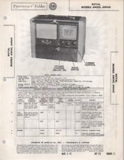 1952 ROYAL AN150 RADIO SERVICE MANUAL SCHEMATIC PHOTOFACT DIAGRAM REPAIR AN160