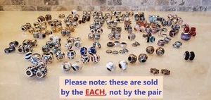 HUGE LOT Brighton Beads SOLD BY EACH Silver Tone Stoppers Heroes Metallics Rare - Picture 1 of 248