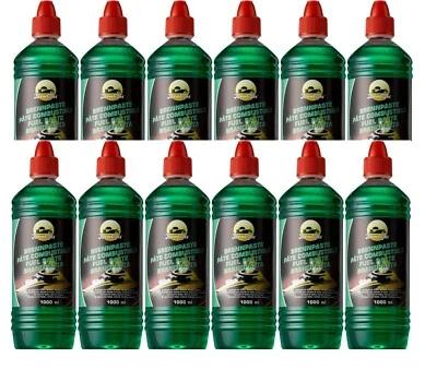 SEL CHEMIE 12 x 1 L Anzündpaste Fondue Brennpaste/ Chafing Dish für Speisenwärmer Raclette