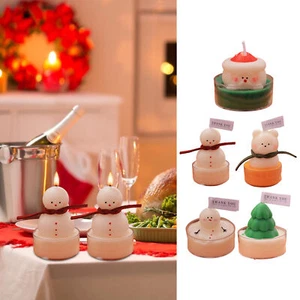 Christmas Tealight Candles Cartoon Handmade Candles Soy Candles Home appropriate - Picture 1 of 5