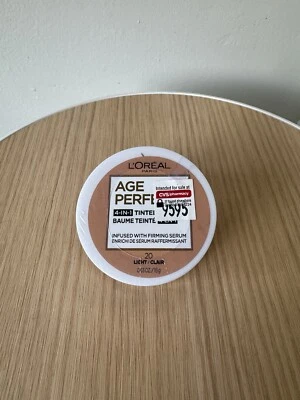 L'Oreal Paris Age Perfect 4-in-1 Tinted Balm - New/Sealed - Shade Light 20 - Image 1 of 2