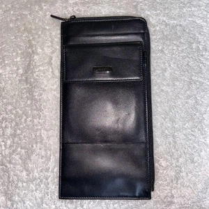 GUCCI Reisepassetui Leder schwarz Kartenetui Reiseaccessoires elegant C413 - Bild 1 von 11