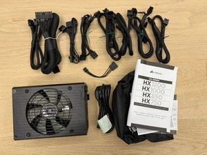 Corsair HX1200 Fully Modular 80PLUS Platinum Power Supply PSU 1200w - Afbeelding 1 van 14