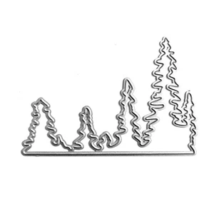 Pine Tree Metal Cutting Dies DIY Craft Carbon Steel Embossing Template Stencil - Picture 1 of 6