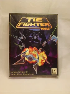 Star Wars Tie Fighter IBM DOS PC Computer 3.5 Complete in Box CIB - Picture 1 of 4