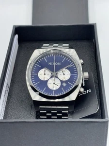NIXON Time Teller Chrono Stainless Steel Watch A972 5327-00 - Picture 1 of 8