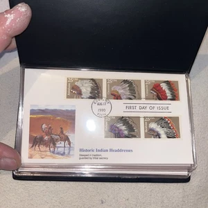 Heartwood Briefmarkensammlung Indianer Kopfschmuck - Bild 1 von 7