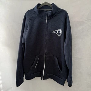 Herren NFL Rams durchgehender Reißverschluss Jacke Größe XL EUC Reg $100 - Bild 1 von 7