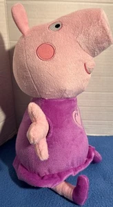 Juguete de peluche de 12 pulgadas Peppa Pig 2023 buen estado - Imagen 1 de 6
