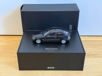 BMW (E46) 325ti compact / Black / Minichamps / BMW Dealer / 1:43 - Bild 1 von 4