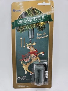 Vintage Ornamotor II Up & Down Christmas Ornament Motor Roman Lights 2000 NOS - Picture 1 of 6