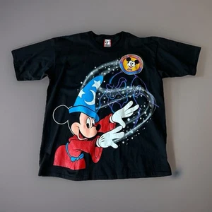 Vintage Disneyana Convention 1994 Fantasia Mickey T-Shirt Short Sleeve One Size - Picture 1 of 6