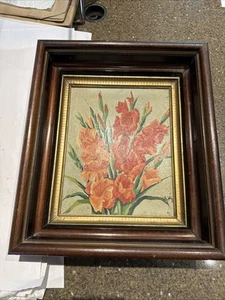 Victorian Eastlake Shadowbox Walnut Gold Gilt Ebonized Wood Frame - Picture 1 of 7