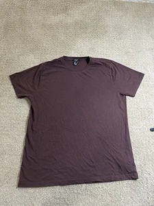 Forever 21 Men’s Large Brown Short Sleeve T-Shirt - Picture 1 of 7