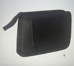 Ziotek Custodia Zip Imbottita Neoprene Memoria Scheda SIM Nero 22 Slot 4,5"x3"x1" - Foto 1 di 14