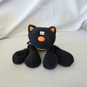 Hallmark Black Cat Halloween Plush Beanbag Toy Hocus Pocus Rodney 6 Inch 1985 - Picture 1 of 10