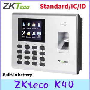 ZKTeco K40 Time Clock Biometrische Fingerabdruck Access Control Attendance - Picture 1 of 12