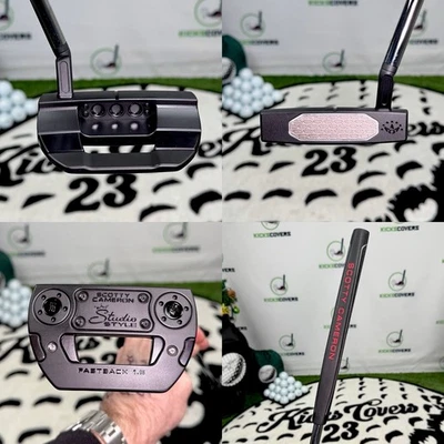 New Scotty Cameron Studio Style Fastback 1.5 Putter Custom Black Finish 34” - Image 1 of 4