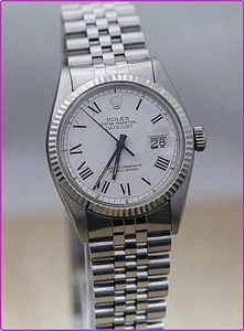Rolex 16014 BUCKLEY Dial Datejust Quick Set Automatic Watch w/Orgin Bracelet - Picture 1 of 20