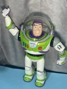 Disney Store 12" Buzz Lightyear Toy Story Figure Talking Interactive Karate Chop - Picture 1 of 7