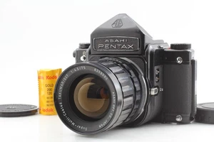 [ Exc+5 ] Pentax 6x7 67 Film Camera Eye Level Finder 75mm f/4.5 Lens From JAPAN - Picture 1 of 17