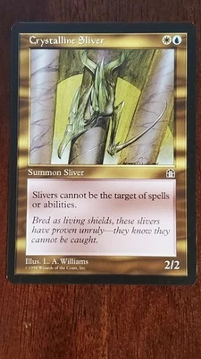 Crystaline Sliver Stronghold EX/LP 127/143 MTG Magic the Gathering Creature UC - Image 1 of 4
