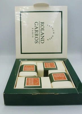 *** VINTAGE *** ROLAND GARROS French Open - 4 x Perfumed Saops à 100 g (400 g) - Bild 1 von 4