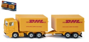 MODELLINO CAMION STATICO SIKU CON RIMORCHIO CORRIERE DHL MM 160 - Foto 1 di 5