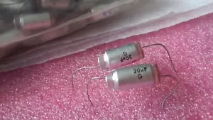20nF 1% strong Matched pair 0.022uF 160V film foil styroflex audio caps millspec - Picture 1 of 2