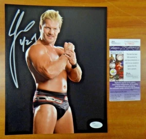 Chris Jericho Y2J Wrestler Pro Wrestling firmato 8x10 JSA COA - Foto 1 di 3