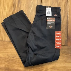 Neu mit Etikett Dickies 874 Flex Original Passform Herren 36 x 30 schwarz Arbeitshose kostenloser Versand - Bild 1 von 6