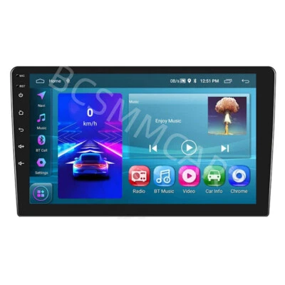 10in Car Stereo Radio For Apple Carplay Double Din Player 2+64G GPS Navi FM/RDS - Изображение 1 из 4