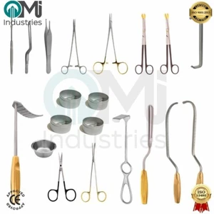 Juego de instrumentos de mamoplastia biopsia de mama juego de cirugía plástica 21 piezas - Imagen 1 de 6