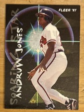 1997 Fleer Soaring Stars Andruw Jones Baseball Card #6 Atlanta Braves VGEX