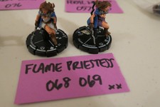 MAGE KNIGHT DARK RIDERS 068 069 FLAME PRIESTESS / LOT OF 2