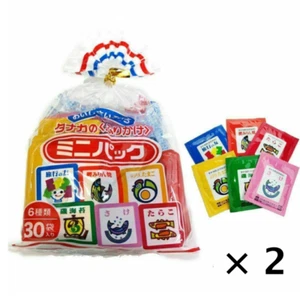 Japanese Rice Seasonings Assort Set 6 Flavors/30 Mini Packs 2Pack Set Tanaka - Picture 1 of 1