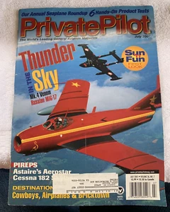 Private Pilot Aviation Magazine July 2001 Flight Aircraft Thunder Sky Cessna - Picture 1 of 13