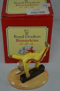 ROYAL DOULTON LIMITED EDITION BUNNYKINS -  GYMNAST 168 / 2500 DB  207- BOXED - Picture 1 of 9