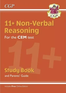 11+ Non-Verbal Reasoning Study Book and Parents' Guide for the CEM Test By CGP - Bild 1 von 1