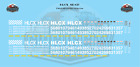 HLCX GP/SD Lease Locomotive Decal Set HO 1:87 Scale