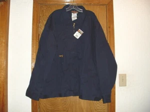 Big Bill FR Flame Resistant Indura by Westex Navy Blue Jacket 3XL w/Liner - Picture 1 of 3