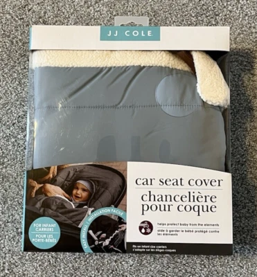 Чехол для детского автокресла от JJ Cole — серый / цвета слоновой кости, НОВЫЙ в упаковке - Изображение 1 из 4