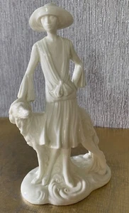ROYAL WORCESTER CHINA DAMENFIGUR PUPPE CLARA 1925 DIE MODEKOLLEKTION DER 1920ER JAHRE - Bild 1 von 8