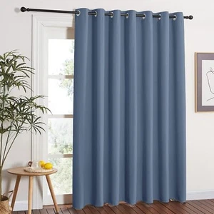 Sliding Glass Door Blackout Curtain - Thermal Insulated Solid Patio Door Drap... - Picture 1 of 5