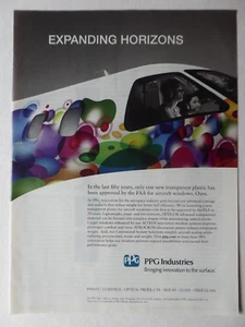 11/2012 PUB PPG INDUSTRIES AIRCRAFT WINDOW OPTICOR ALTEOS AEROCRON ORIGINAL AD - Imagen 1 de 1