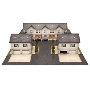 Spur N Bausatz Scale Stadthaus Modellbausatz, passend für Micro-Trains - Bild 1 von 14