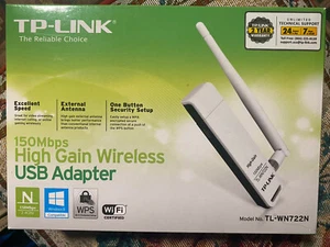 TP-LINK 150Mbps High Gain Wireless USB Adapter TL-WN7222N Open Box Brand New - Picture 1 of 2