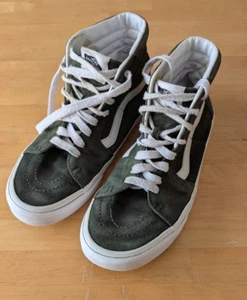 Vans SK8-HI UNISEX Sneaker high scarab, olivgrün, Größe 38, Wildleder - Bild 1 von 7
