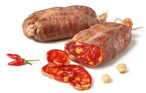 Salami "Mugnano" chilli Top-Qualitä ca. 330g (1 Stück) -scharfe Italienische - Bild 1 von 1