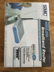 SMC Wireless 54mbps Broadband Router 802.11g Secure Wireless Connection NEW - Picture 1 of 1